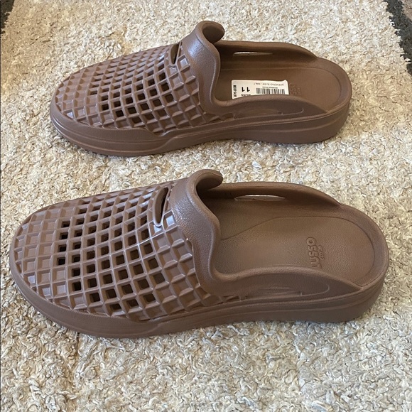Lusso Cloud brown rubber sandals men’s size various main image 8